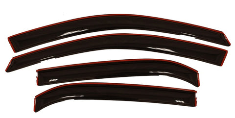 AVS 10-17 Chevy Equinox Ventvisor In-Channel Front & Rear Window Deflectors 4pc - Smoke - 194166