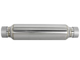 aFe MACH Force-Xp 304 Stainless Steel Resonator 2.5in Inlet/Outlet x 4in Dia x 15in Body x 19in L - 49M10002