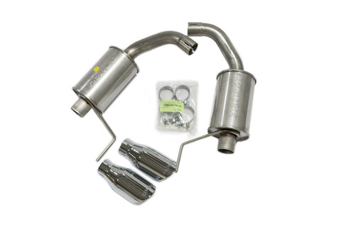 Roush 2015-2024 Ford Mustang 3.7L/2.3L V6/I4 Exhaust Kit w/ Round Tips - 421837