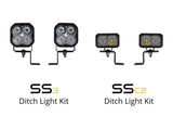 Diode Dynamics 21-22 Ford F-150 SS3 Stage Series Backlit Ditch Light Kit - Sport Yellow Combo - DD7370