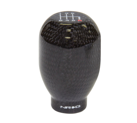 NRG Universal Shift Knob 42mm - Heavy Weight 480G / 1.1Lbs. - Black Carbon Fiber (6 Speed) - SK-100BC-1-W