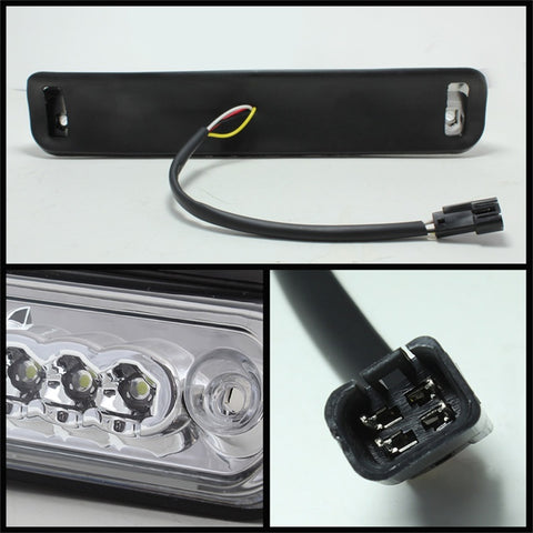 Xtune Chevy GMC C10 / Ck Series Sierra Silverado 88-98 LED 3rd Brake Light Chrome BKL-CCK88-LED-C - 5072399