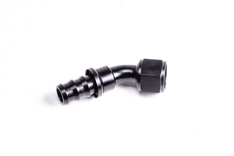 Radium Engineering 45 Degree 8AN Pushlok Hose End Fitting - 14-0207