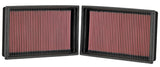 K&N Replacement Air Filter BMW 750/760 SERIES 4.8L-V8/6.0L-V12; 07-08 (2 PER BOX) - 33-2410