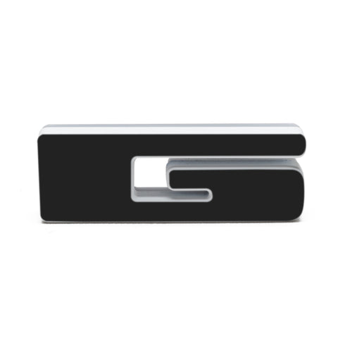ORACLE Lighting Universal Illuminated LED Letter Badges - Matte Blk Surface Finish - G - 3141-G-005