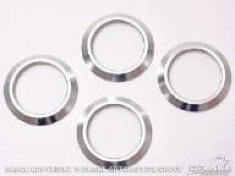 DV8 Offroad 2007-2010 Jeep JK A/C Vent Bezel Trim 4 Piece Set - D-JP-180000-AL