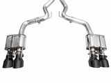 AWE 2024 Ford Mustang GT Fastback S650 RWD SwitchPath Cat-Back Exhaust w/ Quad Diamond Black Tips - 3025-43650