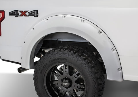 Bushwacker 17-18 Ford F-250 Super Duty Pocket Style Flares 4pc - Oxford White - 20942-12