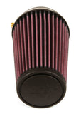 K&N Filter Universal Rubber Filter 3 1/2 inch Flange 4 5/8 inch Base 3 1/2 inch Top 7 inch Height - RU-3130