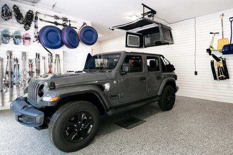Bestop 18-26 Jeep Wrangler JL Hoss Hardtop Hoist (Black) - 42820-01