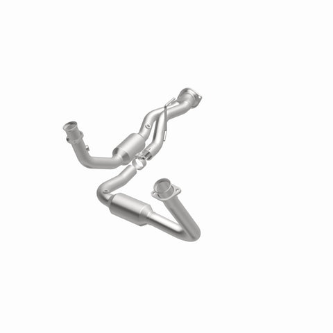 MagnaFlow Direct Fit Catalytic Converter 05-06 Jeep Grand Cherokee 3.7L Y-Pipe Assy (49 State) - 24473