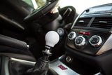 Cobb Subaru 6-Speed COBB Shift Knob - White w/Stealth Black Collar (Non-Weighted) - 213350-W-BK