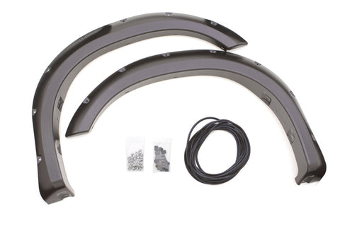 Lund 07-13 Toyota Tundra RX-Rivet Style Textured Elite Series Fender Flares - Black (2 Pc.) - RX602TA