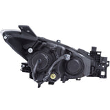 ANZO Projector Headlights With Halo Black w/Amber 14-17 Mazda 3 - 121522