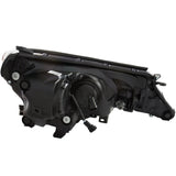 ANZO 2013-2015 Toyota Rav4 Projector Headlights w/ Plank Style Design Black - 111332
