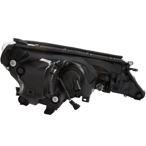 ANZO 2013-2015 Toyota Rav4 Projector Headlights w/ Plank Style Design Black - 111332