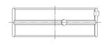 ACL Acura D16A1 / 97-01 Honda H22A4  / 98+ F23A0.025mm Oversized High Performance Main Bearing Set - 5M1957H-.025