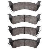 DFC 93-98 Jeep Grand Cherokee Rear 4000 Hybridynamic Brake Pads - 4000-0666-00