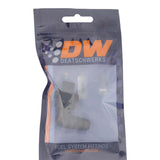 DeatschWerks 6AN ORB Male Swivel to 90-Degree 6AN Male Flare - Anodized Matte Black - 6-02-0414-B