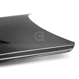 Anderson Composites 15-17 Ford Mustang (Excl. GT350/GT350R) Type-TT Double Sided Hood - AC-HD15FDMU-TT-DS