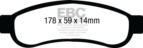 EBC 08-10 Ford F250 (inc Super Duty) 5.4 (2WD) Yellowstuff Rear Brake Pads - DP41893R