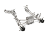 Akrapovic 16-17 Ferrari 488 GTB/488 Spyder Slip-On Line (Titanium) w/ Carbon Tips - MTP-FE488H