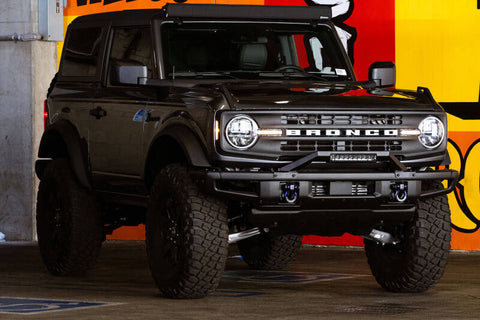 DV8 Offroad 21-22 Ford Bronco Factory Modular Front Bumper Bull Bar - LBBR-04