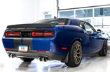 AWE Tuning 2017+ Challenger 5.7L Touring Edition Exhaust - Non-Resonated - Chrome Silver Quad Tips - 3020-42076