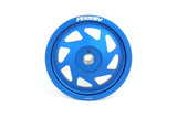 PERRIN 2022 BRZ/86 / 19-22 Subaru WRX Lightweight Crank Pulley (FA/FB Eng w/Small Hub) - Blue - PSP-ENG-106BL