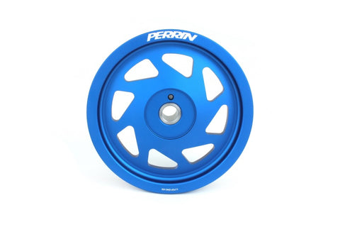 PERRIN 2022 BRZ/86 / 19-22 Subaru WRX Lightweight Crank Pulley (FA/FB Eng w/Small Hub) - Blue - PSP-ENG-106BL