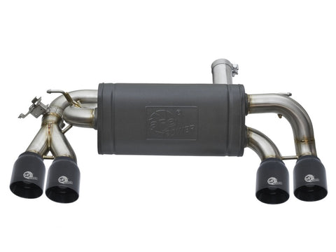 aFe MACHForce XP 3in - 2 1/2in Axle Back 304SS Exhaust w/ Black Tips 16-17 BMW M2 (f87) - 49-36333-B
