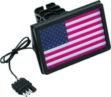 Kuryakyn Freedom Flag LED Hitch Cover Black - 2893