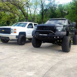 Road Armor 08-13 GMC 1500 Stealth Front Winch Bumper w/Pre-Runner Guard - Tex Blk - 37604B