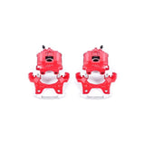 Power Stop 95-99 BMW M3 Rear Red Calipers w/Brackets - Pair - S1890
