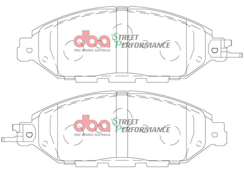 DBA 2013 Infiniti JX35 Front SP Performance Brake Pads - DB2378SP