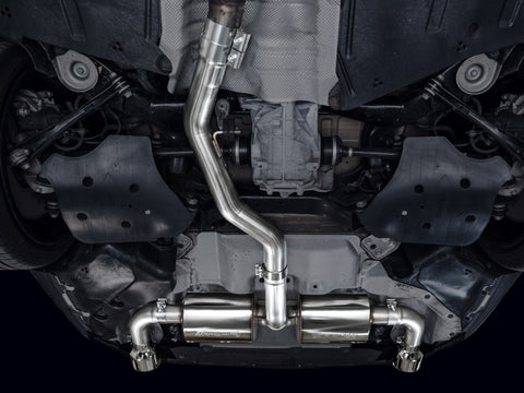 AWE Tuning 19-23 BMW 330i / 21-23 BMW 430i Base G2X Touring Axle-Back Exhaust - Chrome Silver - 3015-32429