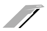 APR Sideburn Sticker - Silver/Black - PM100335