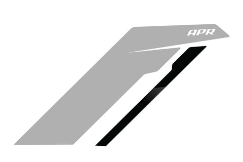 APR Sideburn Sticker - Silver/Black - PM100335