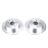 Power Stop 02-18 Nissan Altima Rear Evolution Drilled & Slotted Rotors - Pair - JBR1102XPR