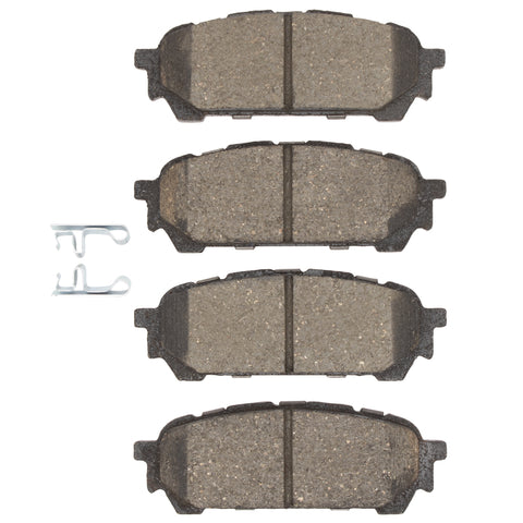 R1 03-08 Subaru Impreza Rear Ceramic Brake Pads - 2310-1004-00