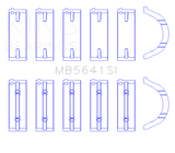 King Engine Bearings Hyundai G4HC/G 1.0/1.1L SOHC 12V (Size 0.05) Main Bearing Set - MB5641SI0.5