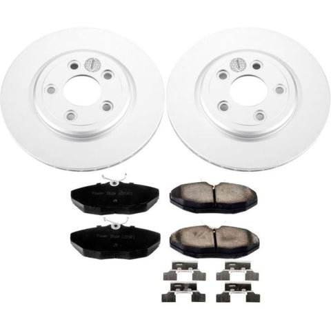 Power Stop 03-05 Jaguar S-Type Rear Z17 Evolution Geomet Coated Brake Kit - CRK3141