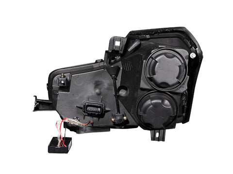 ANZO 2003-2007 Cadillac CTS Projector Headlights w/ Halo Black (CCFL) - 121417