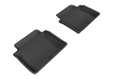 3D MAXpider 2015-2020 Genesis/Hyundai G80/Genesis Sedan Kagu 2nd Row Floormats - Gray - L1HY05021501