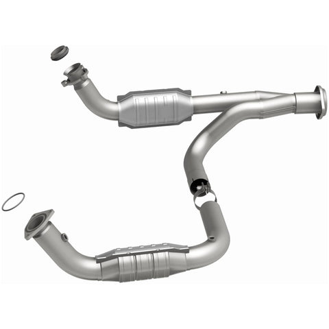 MagnaFlow Direct Fit Catalytic Converter 07-09 Hummer Truck H2 Y-Pipe Assy - 49679