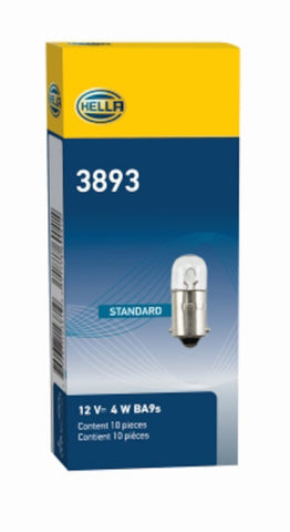 Hella Bulb 3893 12V 4W BA9s T2.75 - 3893