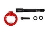 PERRIN 08-14 Subaru WRX/STI (Hatchback) Tow Hook Kit (Rear) - Red - PSP-BDY-250RD
