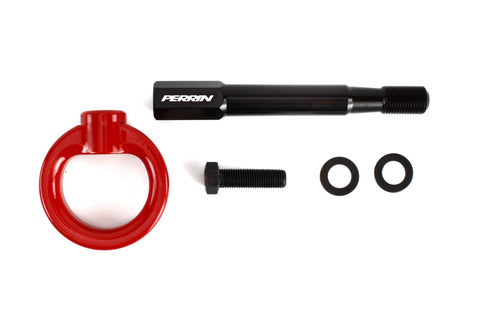 PERRIN 22-26 Subaru WRX / 18-23 Crosstrek Tow Hook Kit (Rear) - Red - PSP-BDY-257RD