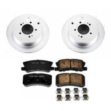 Power Stop 09-15 Mitsubishi Lancer Rear Z17 Evolution Geomet Coated Brake Kit - CRK5499