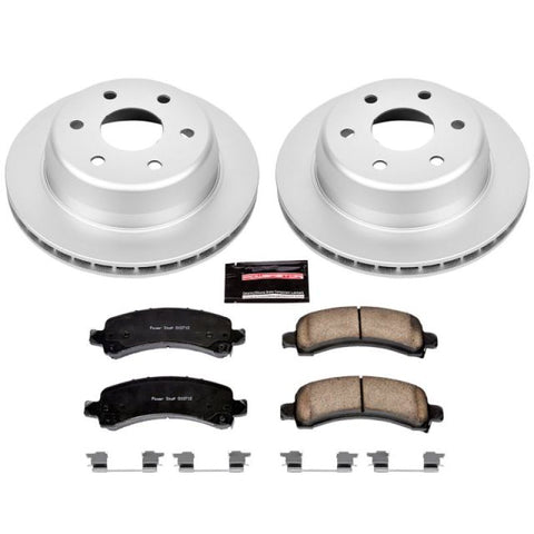 Power Stop 03-06 Cadillac Escalade Rear Z17 Evolution Geomet Coated Brake Kit - CRK2047